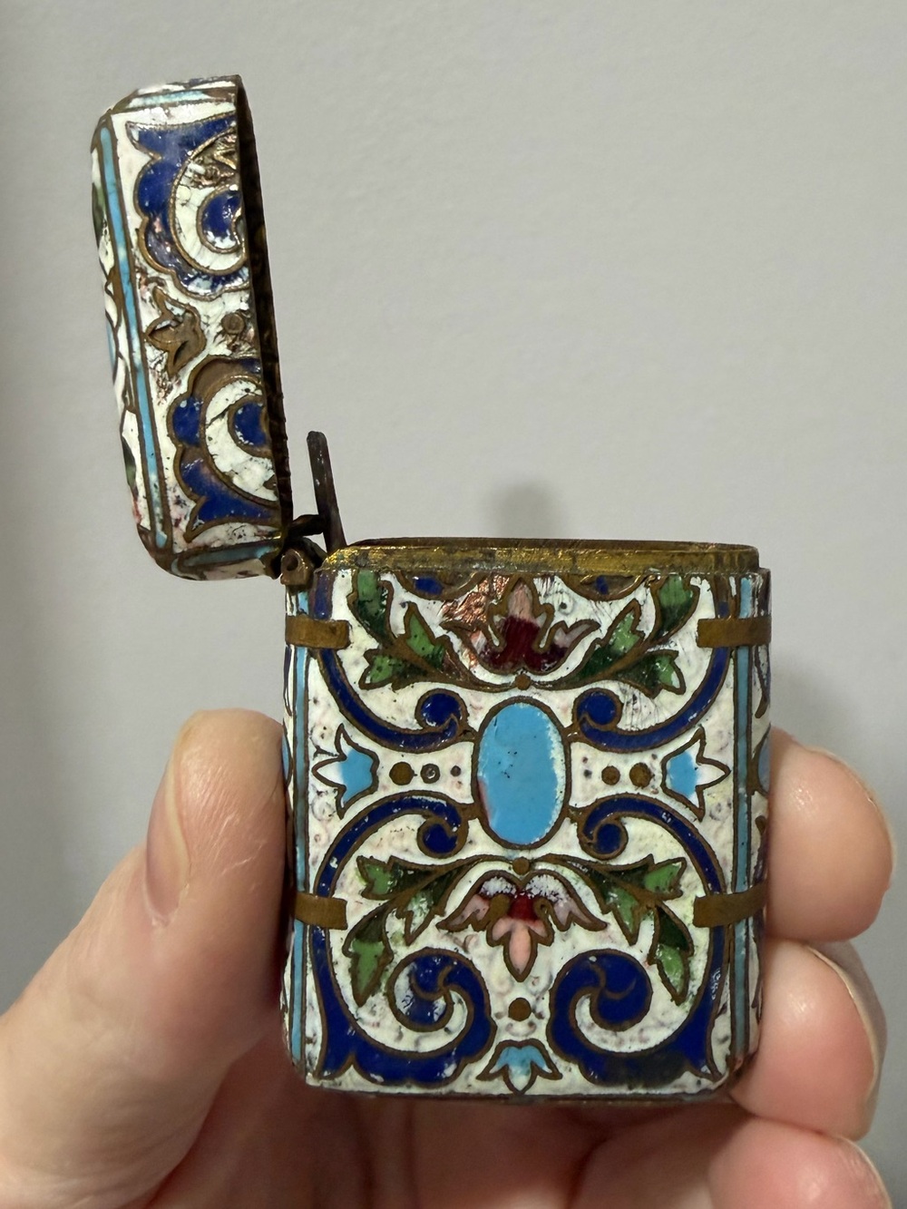 Antique match holder circa 1900, France